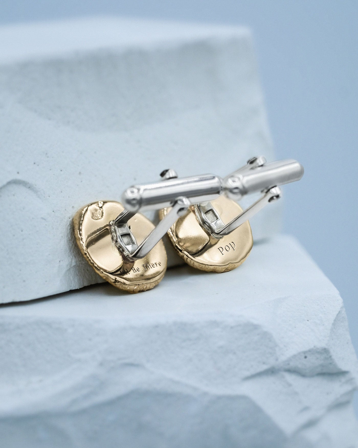 Fingerprints Cufflinks in solid gold