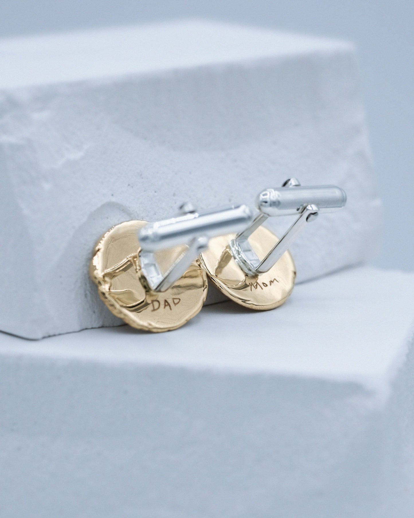 Fingerprints Cufflinks in solid gold