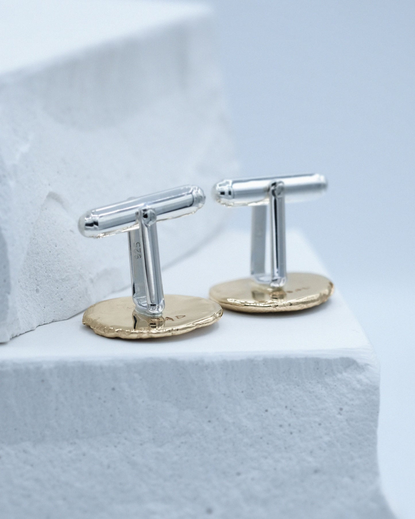 Fingerprints Cufflinks in solid gold