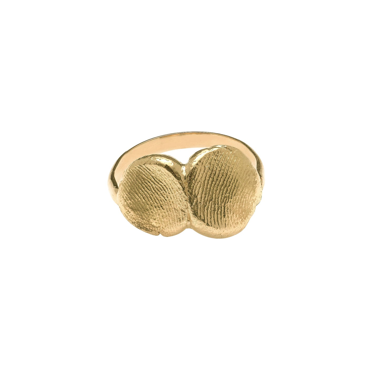 Fingerprint(s) Ring in solid gold